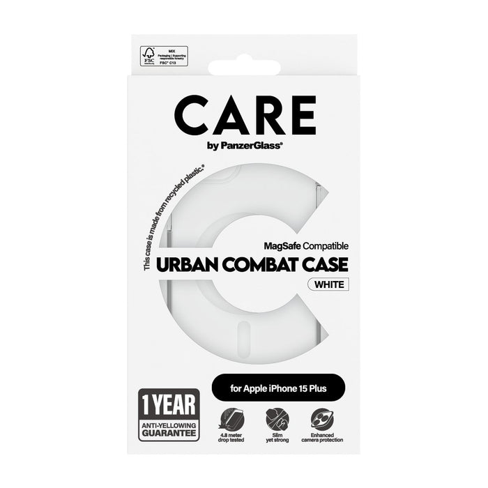 EAN 5715685005541 - PanzerGlass CARE™ by ® Urban Combat Case Transparent w. White MagSafe iPhone 15 Plus funda para teléfono  imagen 3