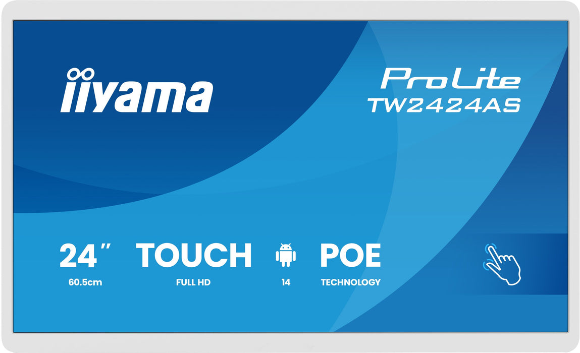 EAN 4948570128273 - iiyama TW2424AS-W3P pantalla de señalización Panel plano interactivo 60,5 cm (23.8") LCD Wifi 450 cd / m² imagen 1