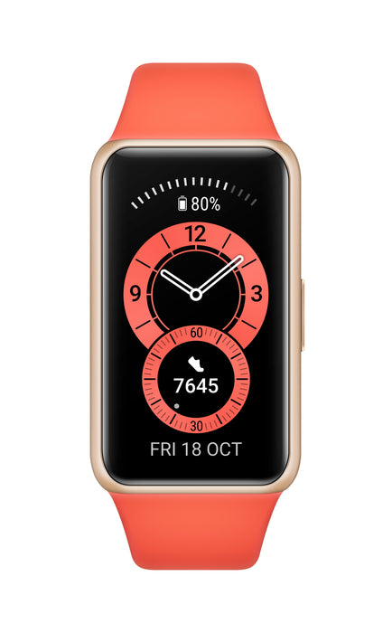 EAN 6941487216659 - Huawei Band 6 AMOLED Pulsera de actividad 3,73 cm (1.47") Rojo imagen 5