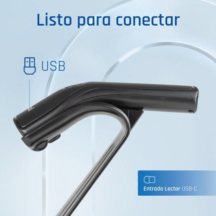 EAN 8435364320129 - iggual L1DUSB-B-AX Lector de códigos de barras portátil CMOS Negro imagen 7