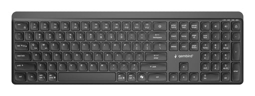 EAN 8716309136907 - Gembird KB-WPS-03 teclado Oficina RF Wireless + Bluetooth QWERTY Internacional de EE.UU. Negro imagen 1