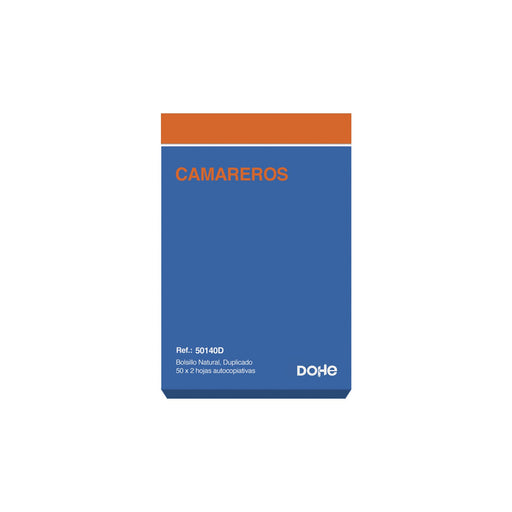 EAN 8421938501407 - DOHE 50140D registro comercial (libro) Azul, Naranja 100 hojas imagen 1