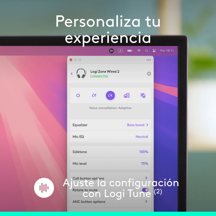 EAN 5099206133518 - Logitech Zone Wired 2 Alámbrico Diadema Llamadas/Música USB Type-C / USB Type-A imagen 7