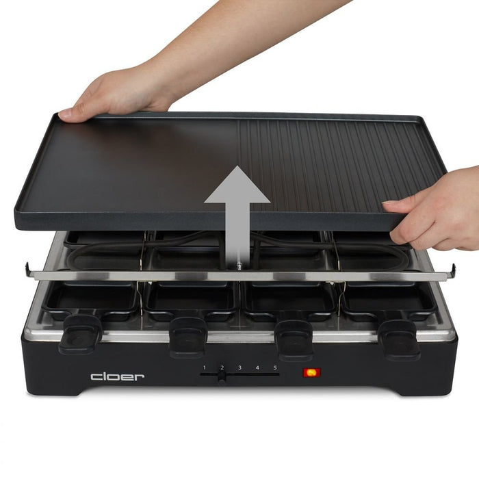 EAN 4004631015019 - Cloer 6446 parrilla de interior 8 personas(s) 1200 W Negro imagen 4