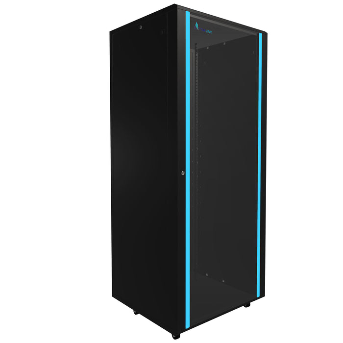 EAN 5903148914459 - Extralink 42U 800X800 STANDING RACKMOUNT CABINET BLACK Rack o bastidor independiente imagen 6