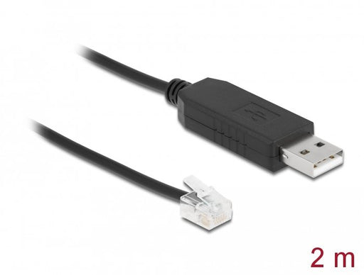 EAN 4040849667367 - DeLOCK 66736 cambiador de género para cable RJ-12 USB 2.0 Type-A Negro imagen 2