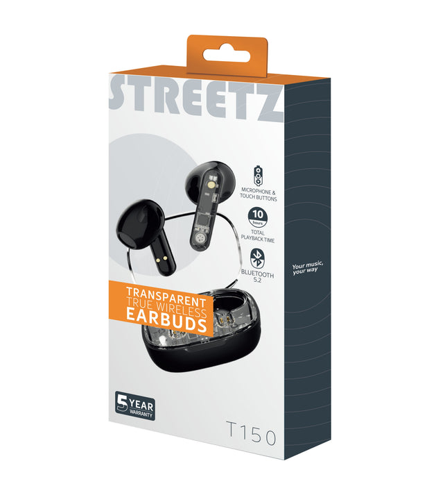 EAN 7333048060709 - Streetz T150-BLK auricular y casco Auriculares Inalámbrico Dentro de oído Llamadas/Música Bluetooth Negro imagen 12