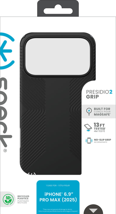 EAN 840168546565 - Speck Presidio2 Grip + MS Apple iPhone 17 Pro Max Black - with Microban funda para teléfono móvil 17,5 cm  imagen 5