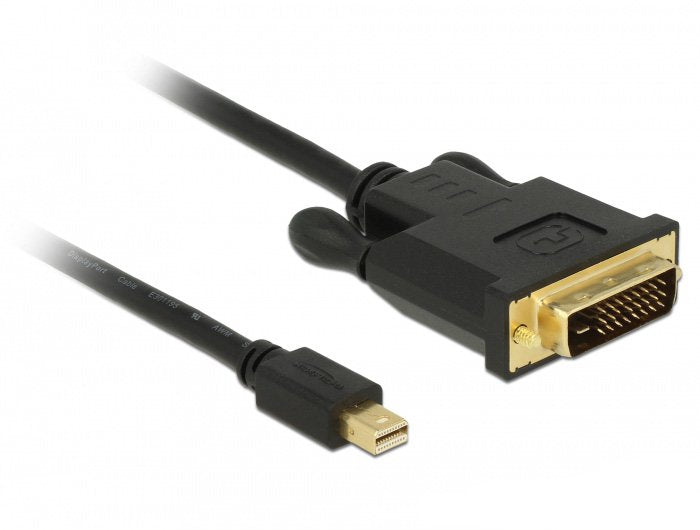 EAN 4043619839889 - DeLOCK 83988 adaptador de cable de vídeo 1 m Mini DisplayPort DVI-D Negro imagen 1