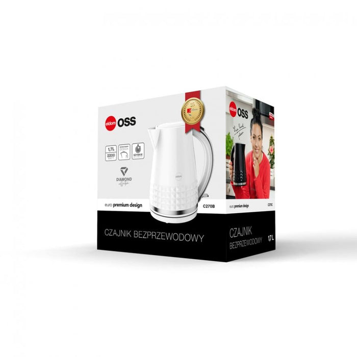 EAN 5908277386221 - ELDOM C270B OSS tetera eléctrica 1,7 L 2150 W Blanco imagen 2