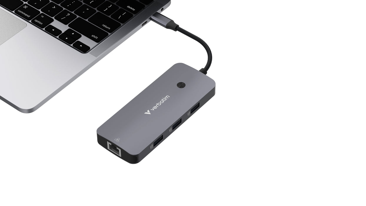 EAN 0023942321521 - Verbatim CMH-09 USB Tipo C 10000 Mbit/s Plata imagen 3
