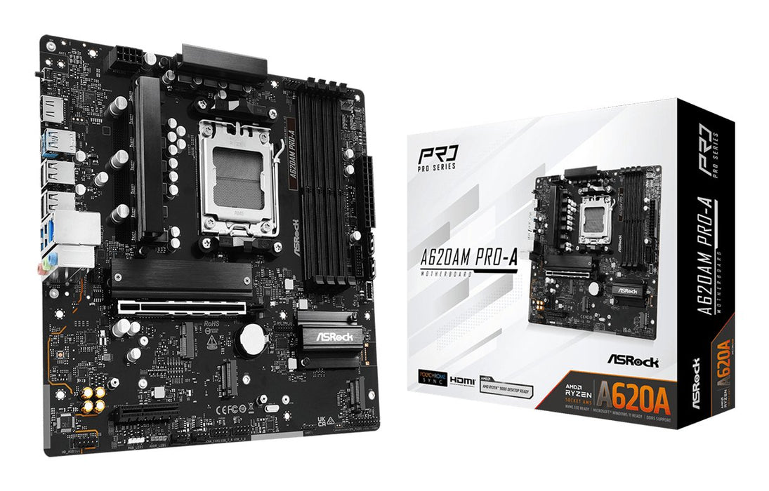 EAN 4711581490963 - Asrock A620AM PRO-A AMD A620 Zócalo AM5 micro ATX imagen 1