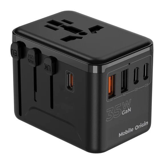 EAN 8594215994701 - Mobile Origin MO-TRA35-PW4 cargador de dispositivo móvil Universal Negro Corriente alterna Carga rápida I imagen 1