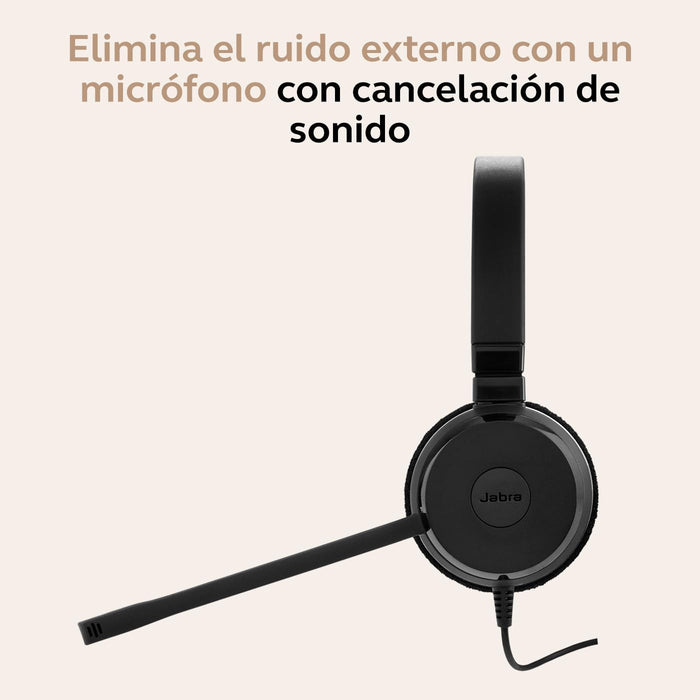 Jabra Evolve 20 - Auriculares - Usb-C/A - Negro