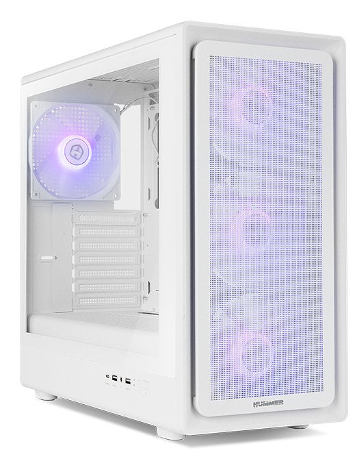 EAN 8436587975981 - NOX Hummer NXHUMMERAEROWH carcasa de ordenador Midi Tower Blanco imagen 1