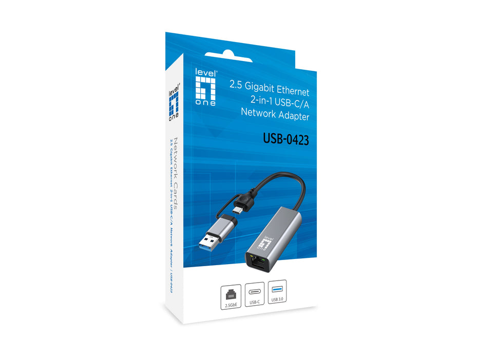 EAN 4015867234372 - LevelOne USB-0423 adaptador y tarjeta de red Ethernet 2500 Mbit/s imagen 5
