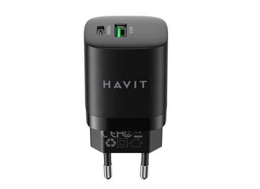 EAN 6950676204377 - Havit UC30EU cargador de dispositivo móvil Smartphone Negro Carga rápida Interior imagen 2