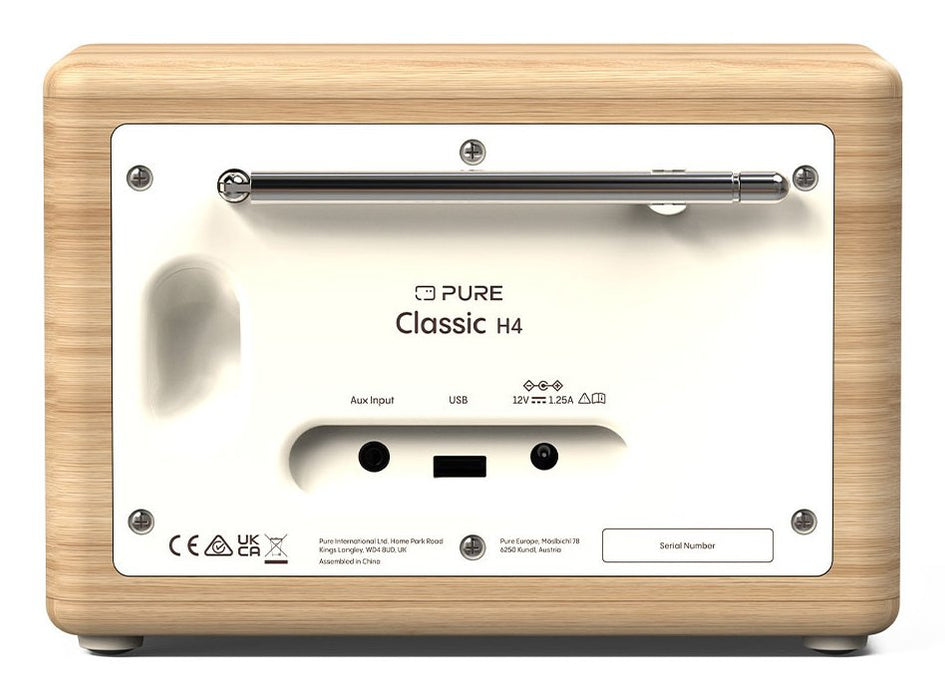 EAN 759454301323 - Pure Classic H4 Portátil Digital Roble, Blanco imagen 4