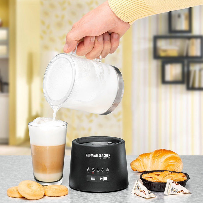 EAN 4001797856500 - Rommelsbacher MS 625 espumador o calentador de leche Automatic milk frother/warmer Negro, Acero inoxidabl imagen 6