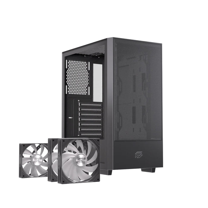 EAN 6977277364477 - Einarex EXCS-PL-100R-B carcasa de ordenador Midi Tower Negro imagen 5