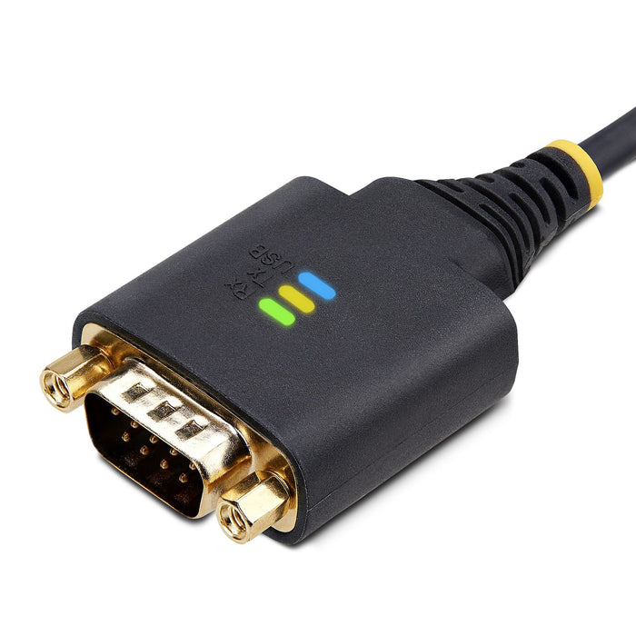 EAN 65030898393 - StarTech.com 2P1FFC-USB-SERIAL cambiador de género para cable USB-A 2 x DB-9 RS-232 Negro, Gris imagen 7