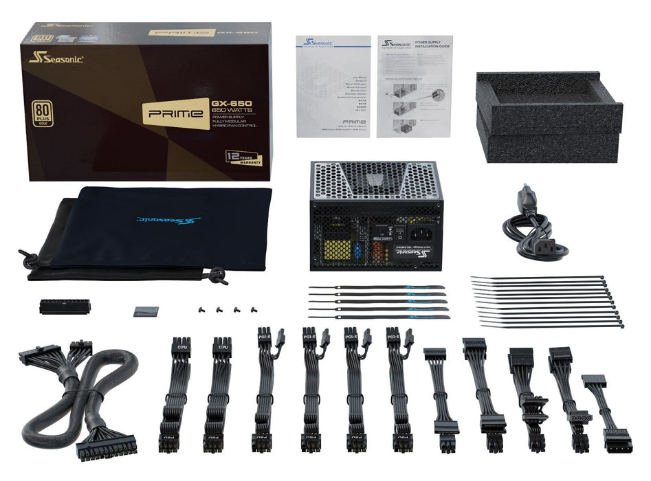 EAN 4711173874256 - Seasonic Prime GX-650 unidad de fuente de alimentación 650 W 20+4 pin ATX ATX Negro imagen 8