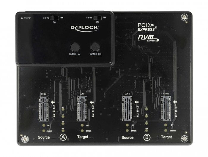 EAN 4043619641246 - DeLOCK 64124 base de conexión para disco duro USB 3.2 Gen 2 (3.1 Gen 2) Type-C Negro imagen 5