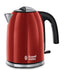 EAN 4008496877607 - Russell Hobbs 20412-70 tetera eléctrica 1,7 L Negro, Rojo, Acero inoxidable imagen 1
