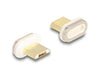 EAN 4043619665754 - DeLOCK 66575 cambiador de género para cable magnet USB Micro-B Oro, Blanco imagen 1