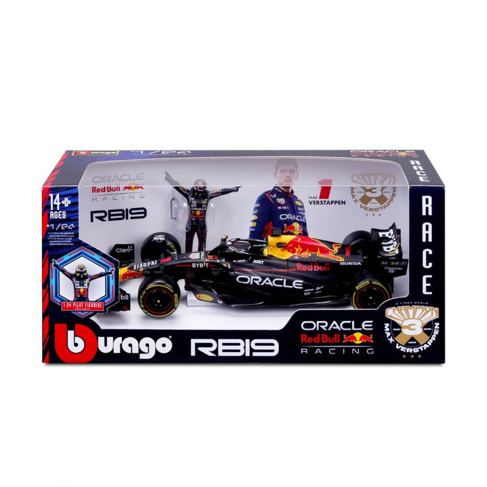 EAN 4893993280360 - BBURAGO Red Bull RB19 (2023) #1 Modelo a escala de coche deportivo Previamente montado 1:24 imagen 3