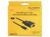 EAN 4043619852611 - DeLOCK 85261 adaptador de cable de vídeo 1 m USB Tipo C VGA (D-Sub) Negro imagen 2