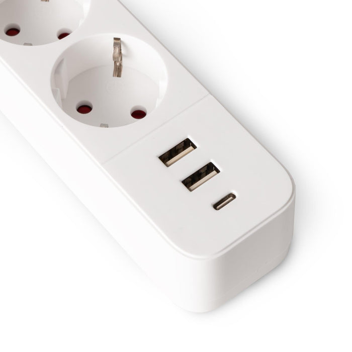 EAN 5999097991061 - Entac ESES1.5G3-1.5-SW-2UA1UC base múltiple 1,5 m 3 salidas AC Interior Blanco imagen 3