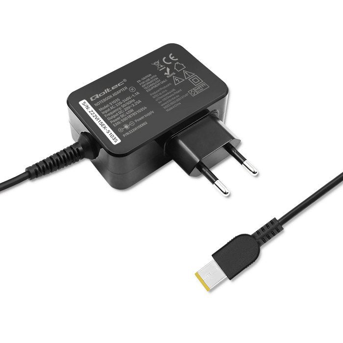 EAN 5901878510354 - Qoltec 51035 adaptador e inversor de corriente Interior 45 W Negro imagen 7