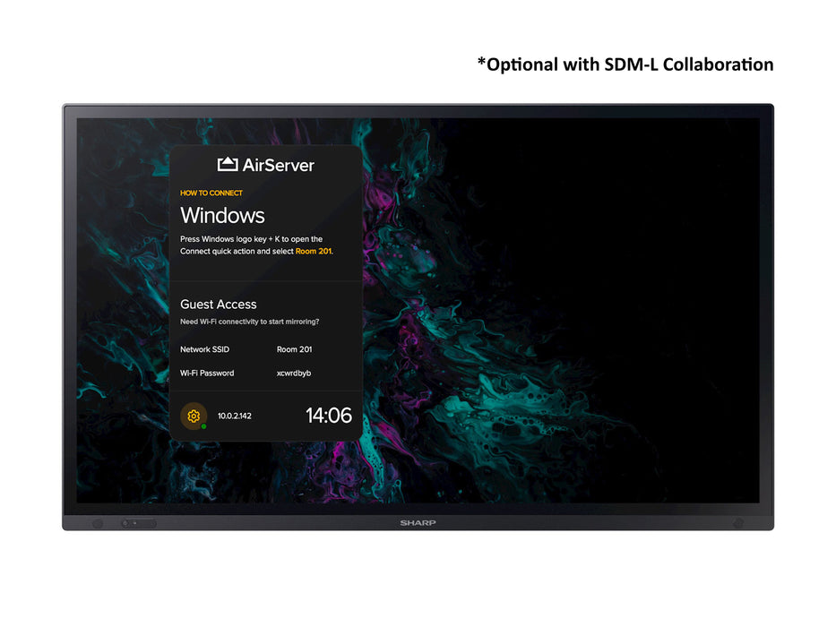 EAN 4550556121835 - Sharp PN-LA652 Panel plano interactivo 165,1 cm (65") LCD 450 cd / m² 4K Ultra HD Negro Pantalla táctil imagen 4
