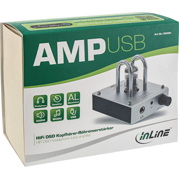 EAN 4043718260546 - InLine 99206I amplificador para audífono 32-bit/384kHz Plata imagen 5
