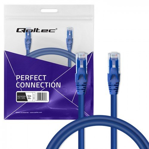 EAN 5901878545349 - Qoltec 54534 cable de red Azul 5 m Cat6 U/UTP (UTP) imagen 2