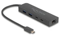 EAN 4043619641109 - DeLOCK 64110 hub de interfaz USB 3.2 Gen 2 (3.1 Gen 2) Type-C 10000 Mbit/s Negro imagen 1