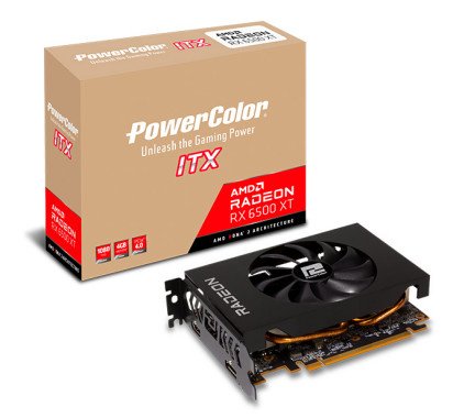 EAN 4713436174097 - PowerColor AXRX 6500XT 4GBD6-DH tarjeta gráfica AMD Radeon RX 6500 XT 4 GB GDDR6 imagen 1