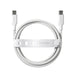 EAN 5715685027628 - PanzerGlass empower™ by ® Racing 60W USB-C to USB-C Cable | USB 2.0 | 1.2M | Silver White cable USB Blanc imagen 4
