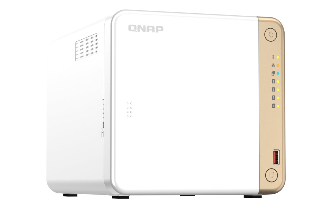 EAN 4711103081198 - QNAP TS-462-2G servidor de almacenamiento NAS Torre Intel® Celeron® N4505 2 GB DDR4 0 TB QNAP QTS Blanco imagen 3