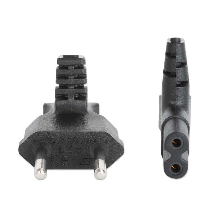 EAN 0766623356862 - Manhattan 356862 cable de transmisión Enchufe tipo C C7 acoplador imagen 6