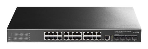 EAN 6971690792862 - Cudy GS5024S4 switch Gestionado L3 Gigabit Ethernet (10/100/1000) Negro imagen 1