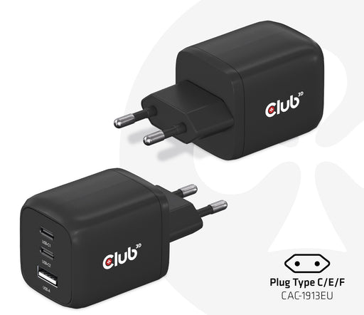 EAN 8719214472658 - CLUB3D CAC-1913 cargador de dispositivo móvil Teléfono móvil, Portátil, Smartphone, Universal Negro Corri imagen 1
