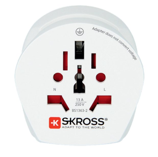 EAN 7640166320043 - Skross 1.500202-E adaptador de enchufe eléctrico Tipo F Blanco imagen 1