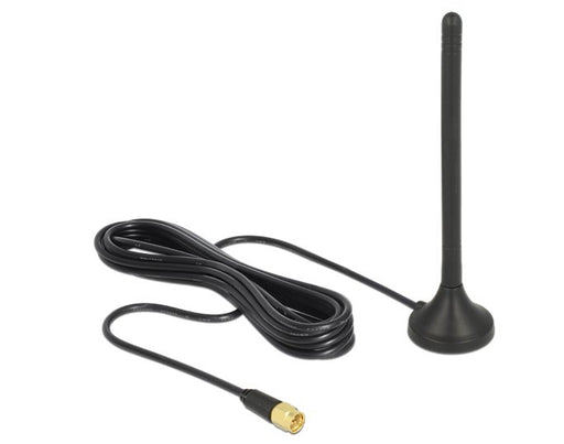 EAN 4043619124190 - DeLOCK 12419 antena para red Antena omnidireccional Tipo F 2,5 dBi imagen 1