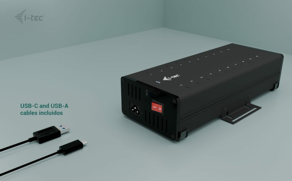 EAN 8595611706332 - i-tec CACHRGHUB20CUK cargador de dispositivo móvil Universal Negro Corriente alterna Carga rápida Interio imagen 2