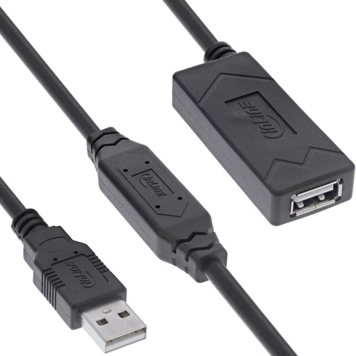 EAN 4043718332885 - InLine 34613A cable USB USB 2.0 20 m USB A 0,48 Gbit/s Negro imagen 1