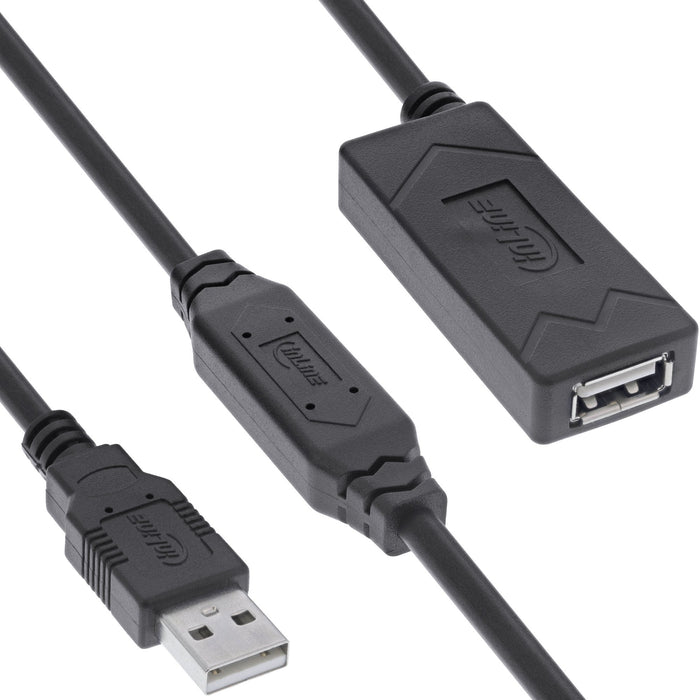 EAN 4043718332892 - InLine 34614A cable USB USB 2.0 25 m USB A 0,48 Gbit/s Negro imagen 1