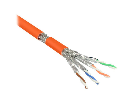 EAN 4014619721405 - Alcasa Cat7, 100m cable de red Naranja S/FTP (S-STP) imagen 1