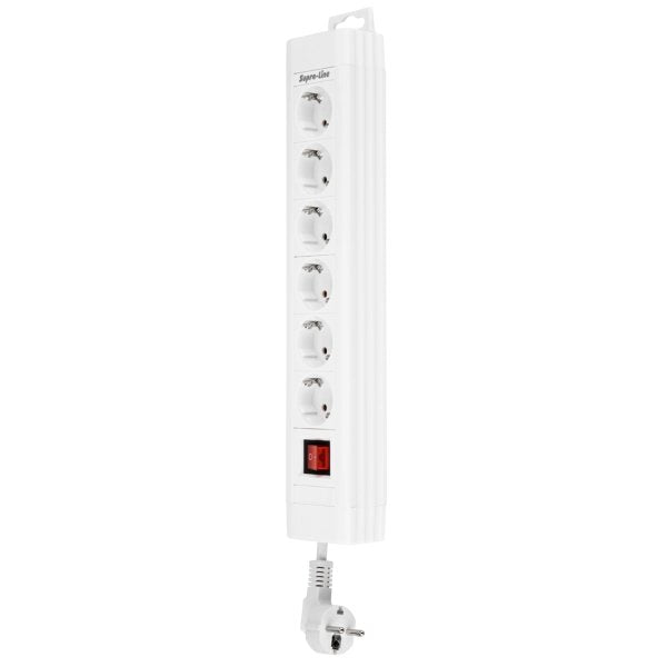 EAN 4006341608307 - REV 14612113 base múltiple 2,4 m 6 salidas AC Interior Blanco imagen 2
